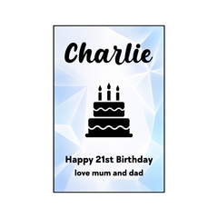 Custom Personalised Beer Bottle Label Sticker Any Name & Message Birthday, Wedding, Anniversary, Party Gift Fits Most 330ml Bottles