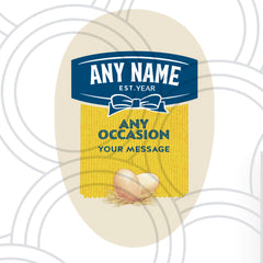 Custom Personalised Hellman's Mayonnaise Label Sticker Fun Label Birthdays Any Occasion - Aglowgraphics