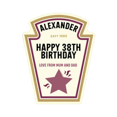 Custom Personalised BBQ Sauce Label Gifts For His And Hers Gifts Unique Gifts Birthdays Fun Gifts BBQ Label Customized Gifts - Aglowgraphics