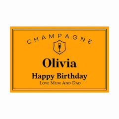 Customizable Veuve Clicquot label for weddings, birthdays, or special occasions