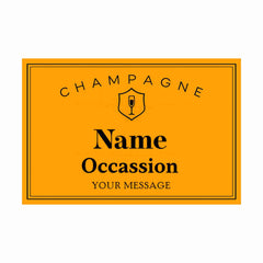 Customizable Veuve Clicquot label for weddings, birthdays, or special occasions