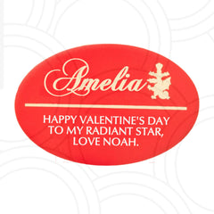 Custom Personalised Lindt Chocolate Label Happy Birthday For Any Occasion Sticker Unique Fun Gifts Valentines Gift Mothers Day - Aglowgraphics
