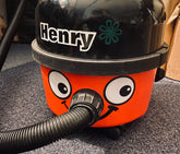 Personalised Henry Hoover eyes sticker, funny vacuum cleaner decal gift for home and cleaning lovers