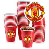 personalised manchester united football stickers for birthday party – custom name labels