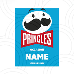 Pringles salt and vinegar personalised can label, custom name birthday gift and party sticker