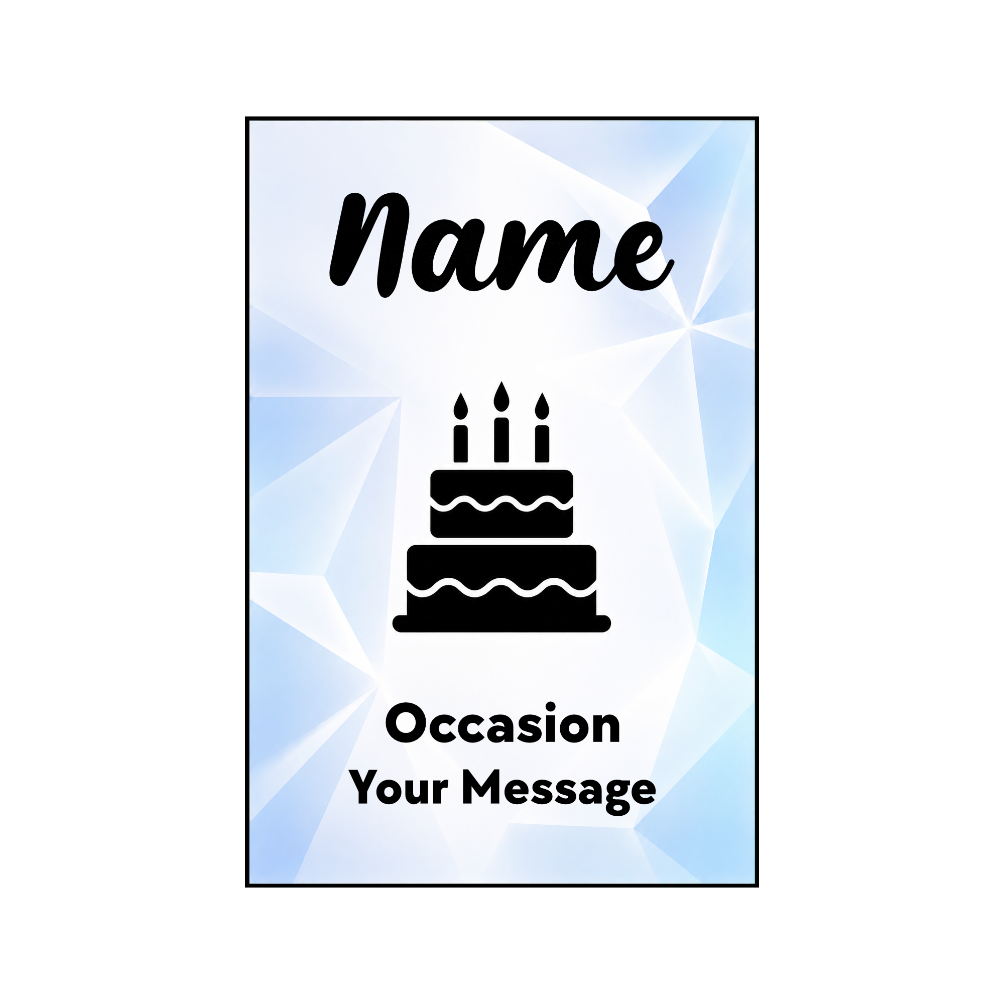 Custom Personalised Beer Bottle Label Sticker Any Name & Message Birthday, Wedding, Anniversary, Party Gift Fits Most 330ml Bottles