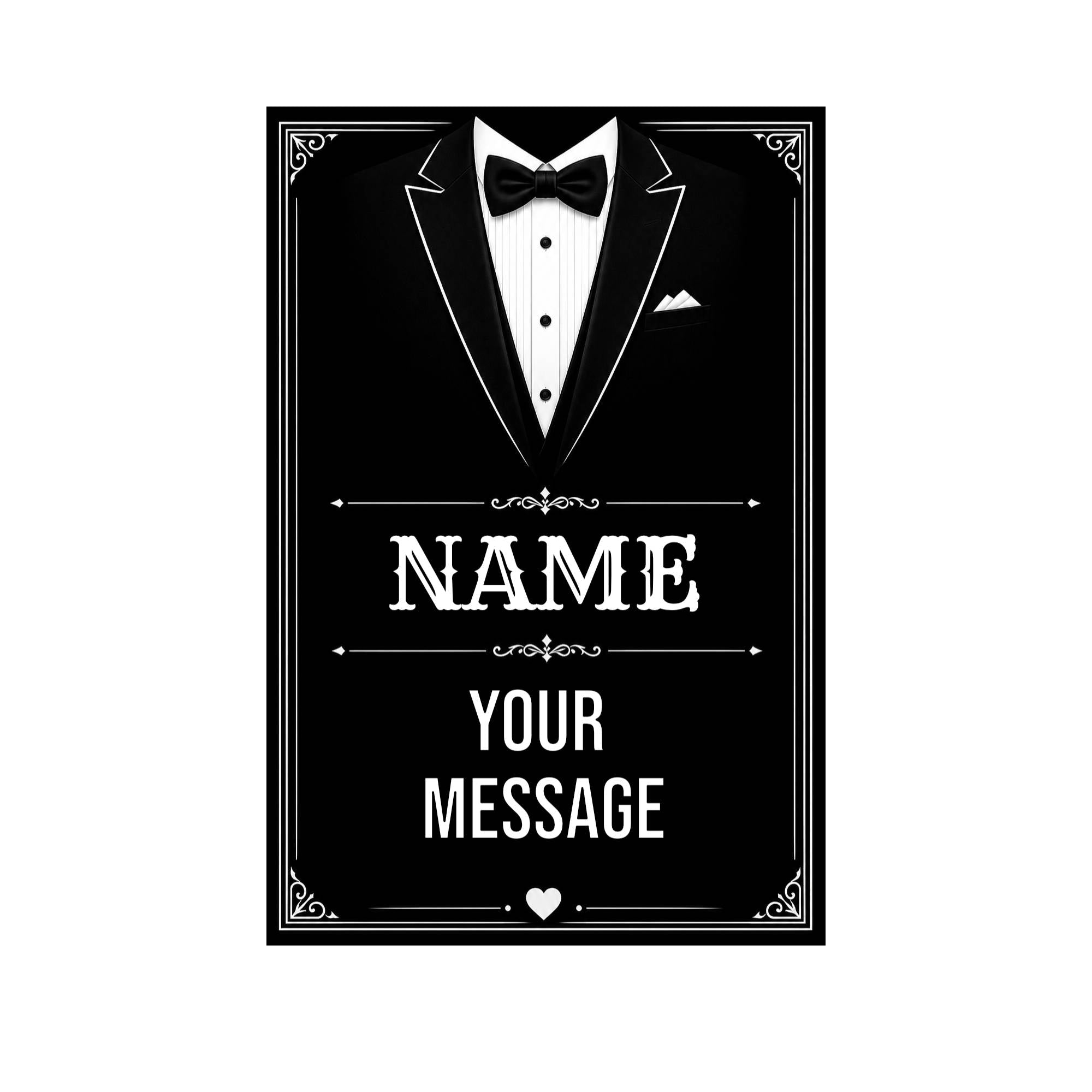 Personalised Groomsman Beer Bottle Label Wedding Gift Sticker Best Man, Usher, Groom, Father of the Bride Label Only