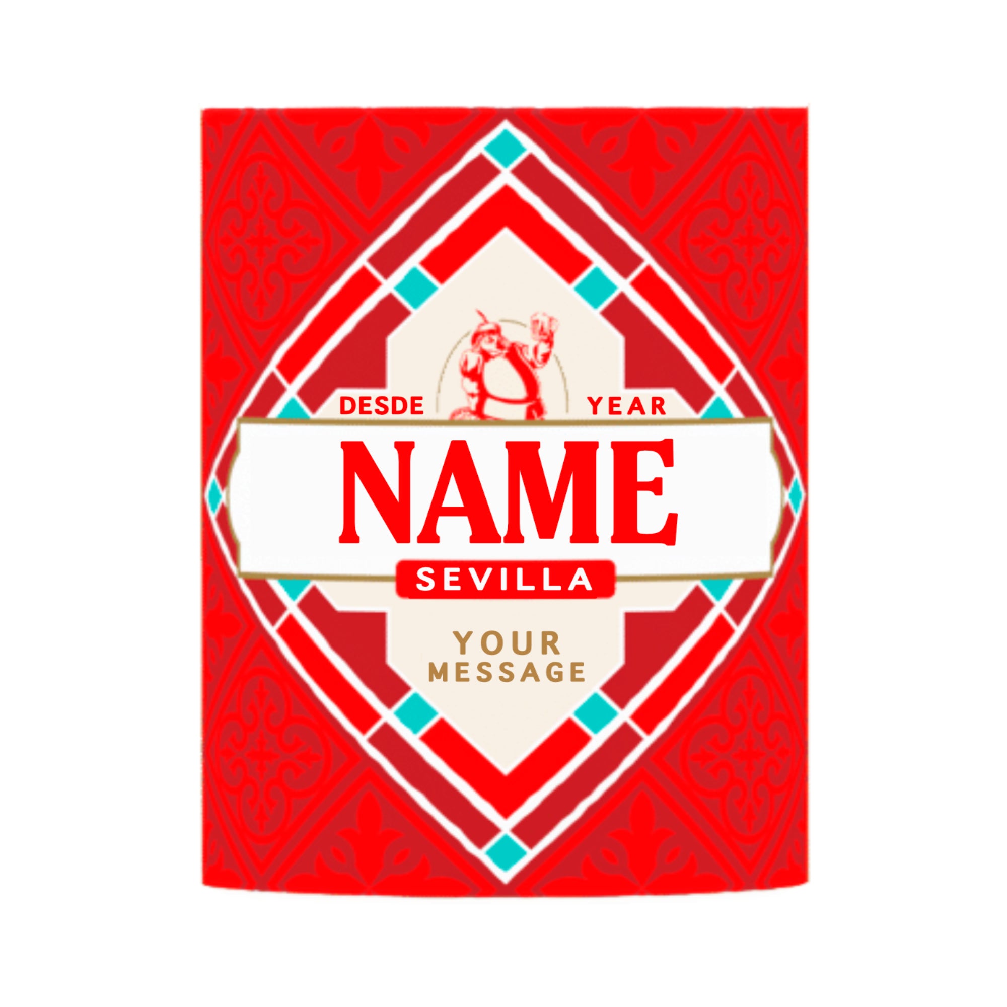 Personalised Cruzcampo Bottle Sticker Custom Label Happy Birthday For Any Occasion Sticker Unique Fun Gifts - Aglowgraphics