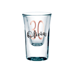 Custom Personalised Birthday Shot Glasses Personalised Gifts With Name 25th 30th 50th Happy Birthday