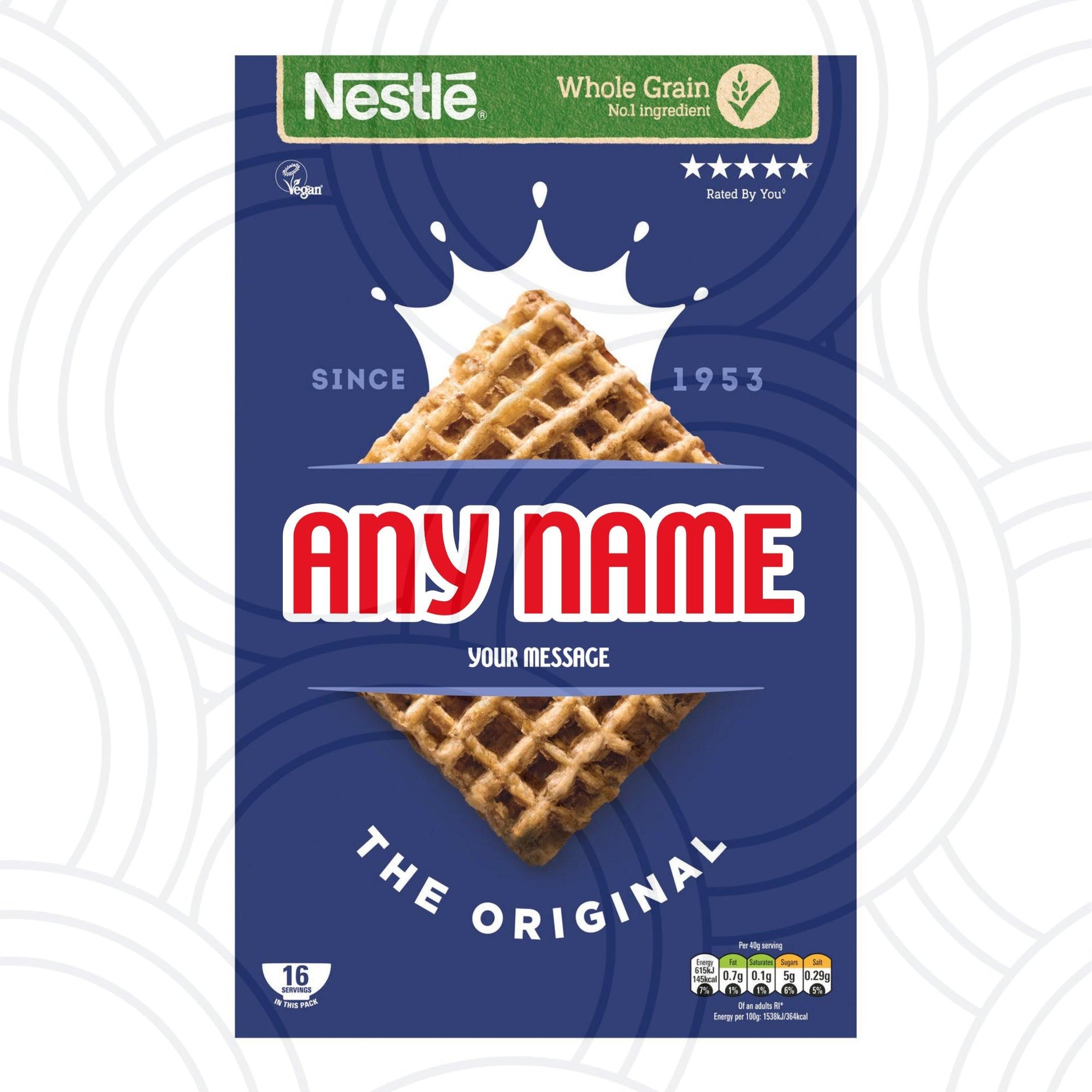 Shreddies Custom Sticker – Aglowgraphics