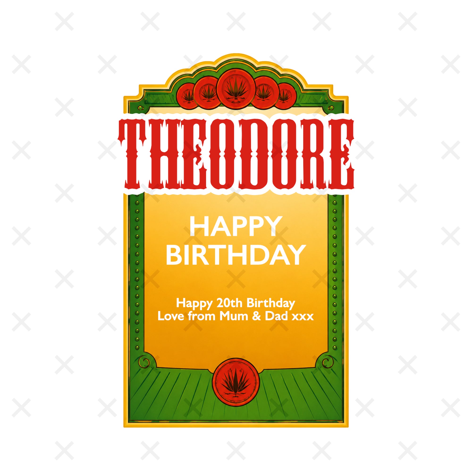 Personalised Desperados Beer Bottle Label – Custom Name Birthday, BBQ & Party Gift Sticker - Aglowgraphics