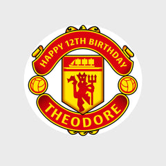 custom manchester united inspired stickers for kids birthday and football themed parties