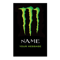 Personalised Label Design Sticker Custom Monster Energy - Aglowgraphics. etsy personalised 