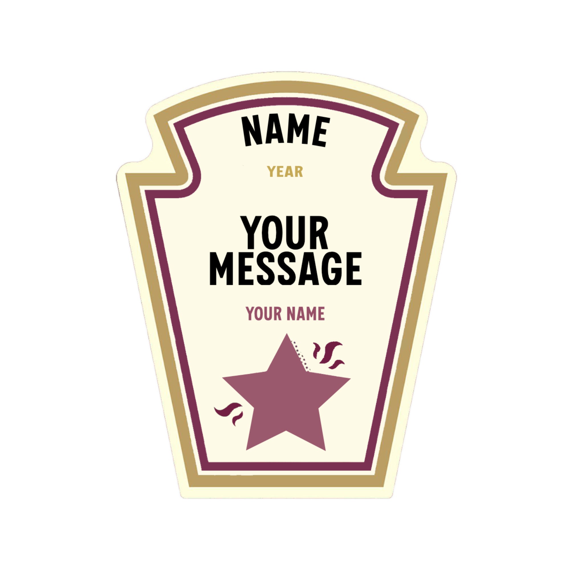 Custom Personalised BBQ Sauce Label Gifts For His And Hers Gifts Unique Gifts Birthdays Fun Gifts BBQ Label Customized Gifts - Aglowgraphics