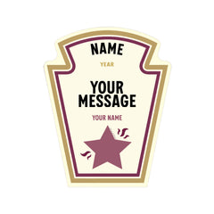 Custom Personalised BBQ Sauce Label Gifts For His And Hers Gifts Unique Gifts Birthdays Fun Gifts BBQ Label Customized Gifts - Aglowgraphics